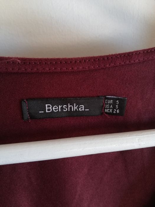 Camisola bordô Bershka