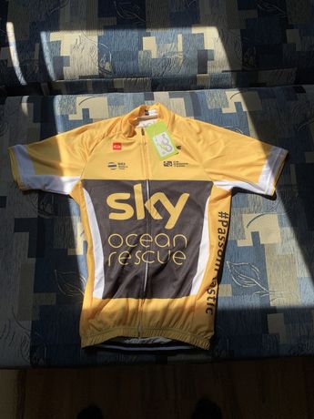 Koszulka kolarska Team Sky Ocean Rescue rowerowa XS