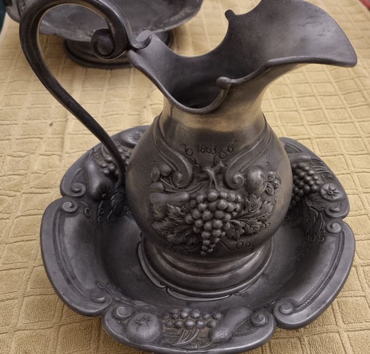 Várias peças estanho puro 95% a 99%