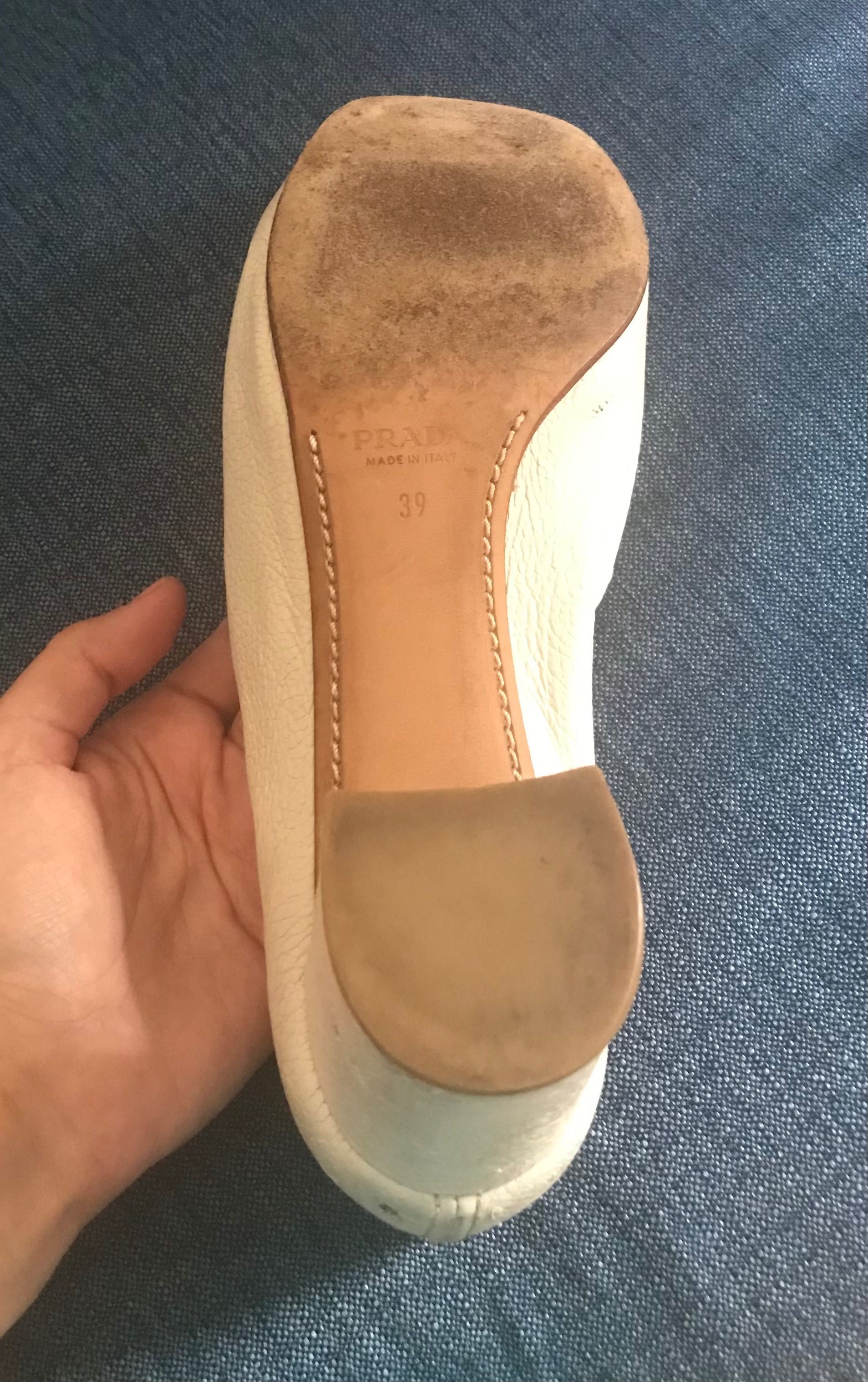 Prada Mokasyny Na Obcasie 39