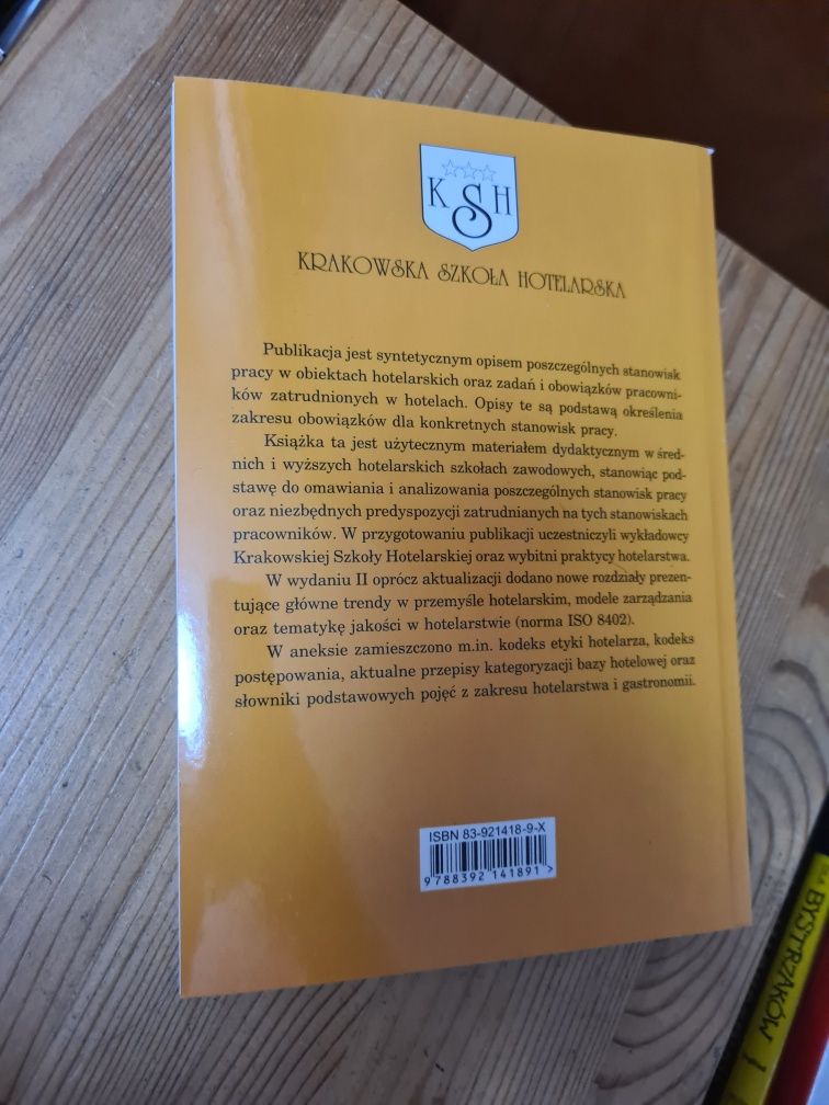 Organizacja pracy w hotelarstwie - Witold Bocho, Stefan Gąska