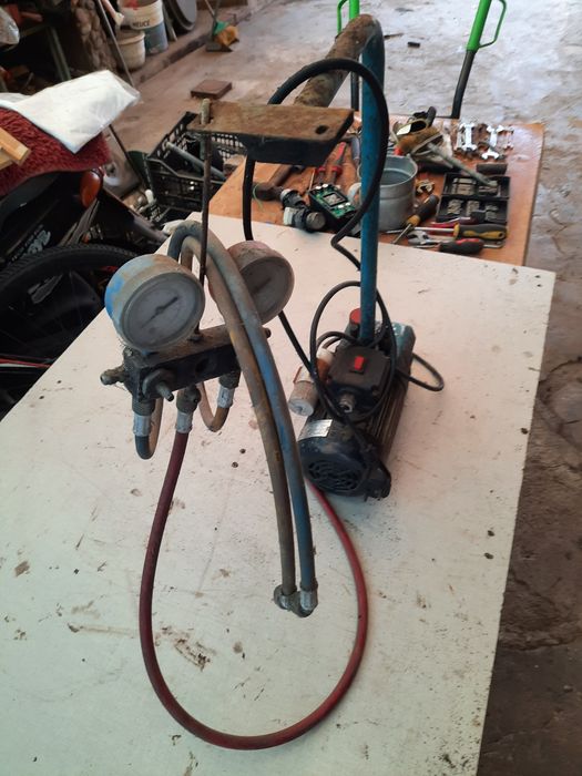 Máquina de carregar gaz para frigorífico e arcas