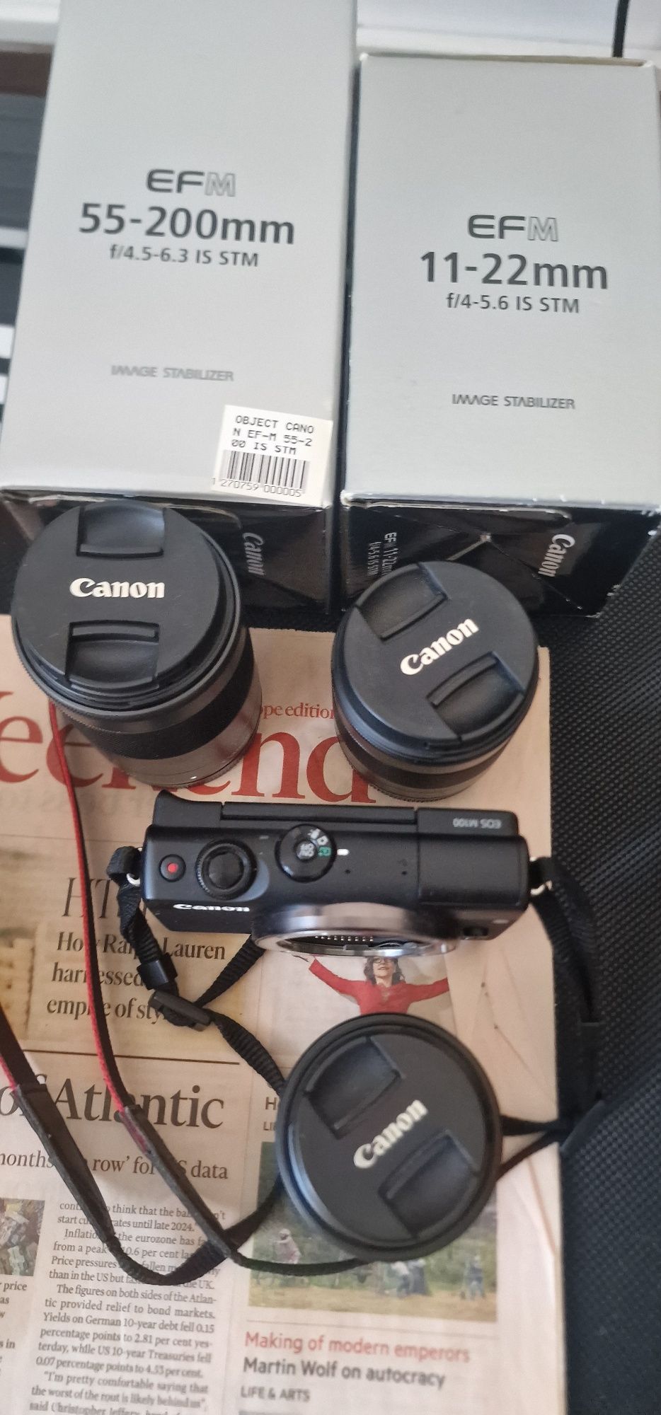 Canon Mirrorless | Objectivas e mala
