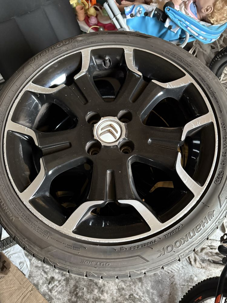 Piękne koła 17 + nowe opony, Citroen DS3, oryginał
