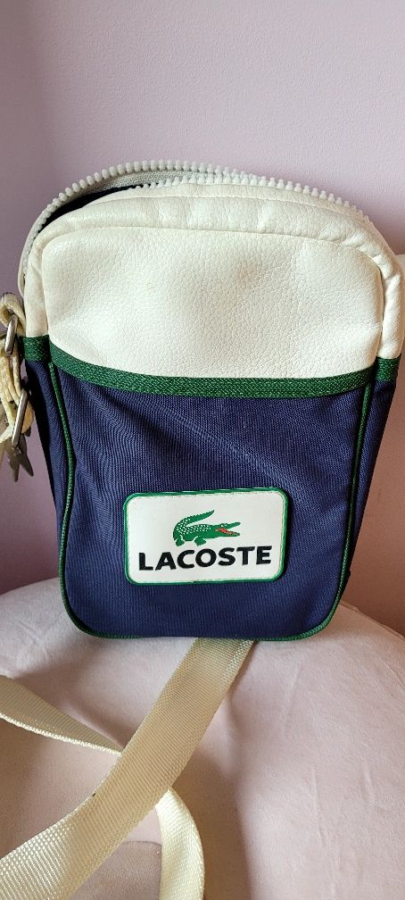 LACOSTE Listonoszka - brelok krokodyl gratis