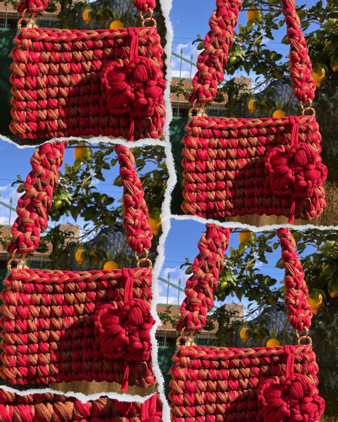 Bolsa de crochet