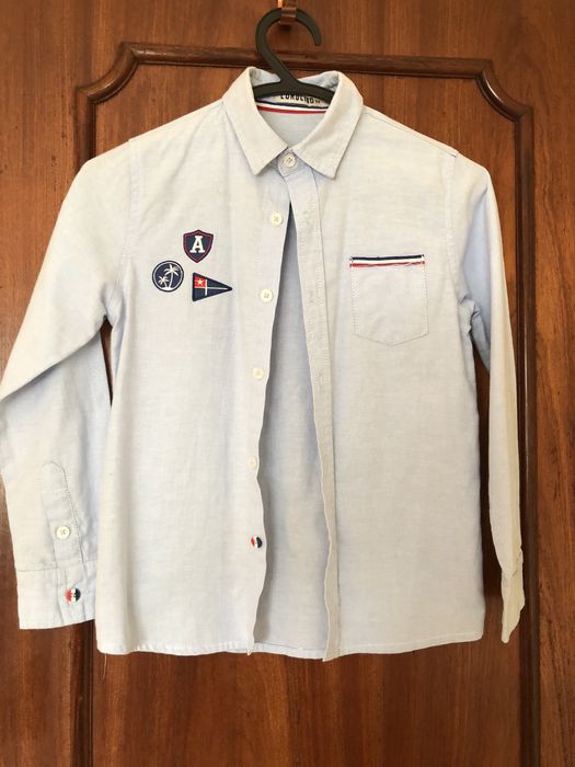 Camisa rapaz tam 8 anos