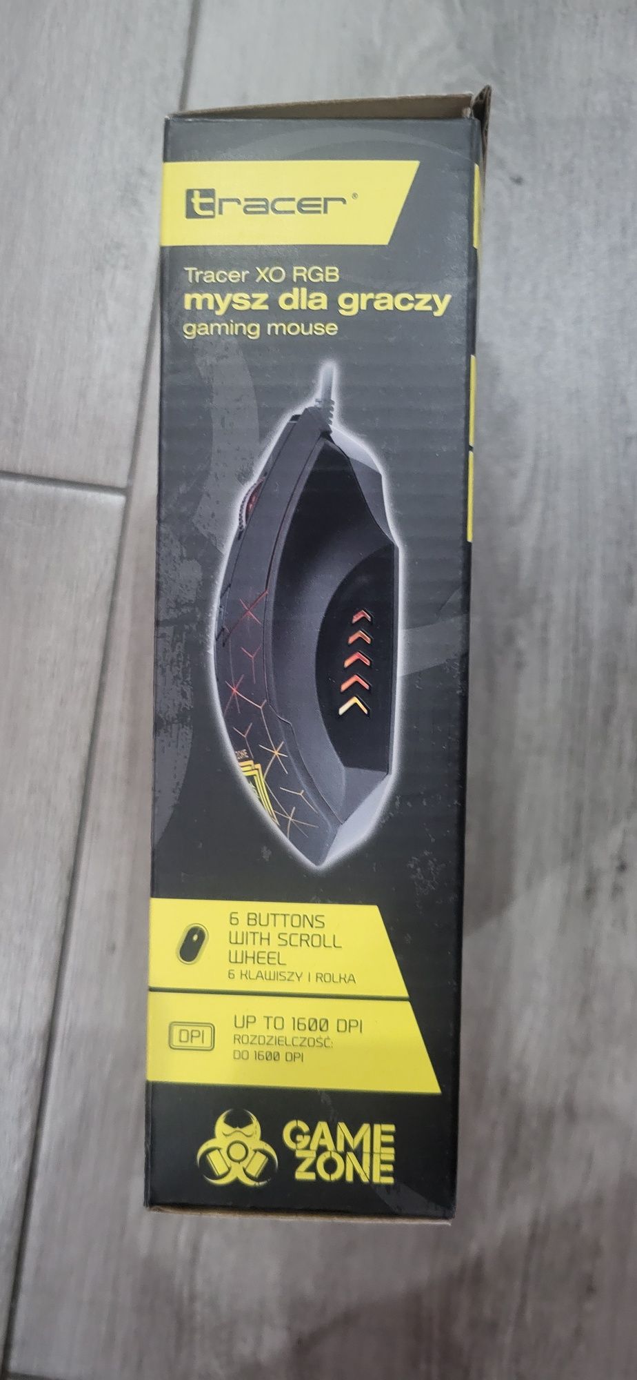Mysz gamingowa nowa dla gracza myszka rgb
