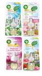 4 x Air Wick wkład elektryczny odświeżacz powietrza 19 ml MIX zapachów