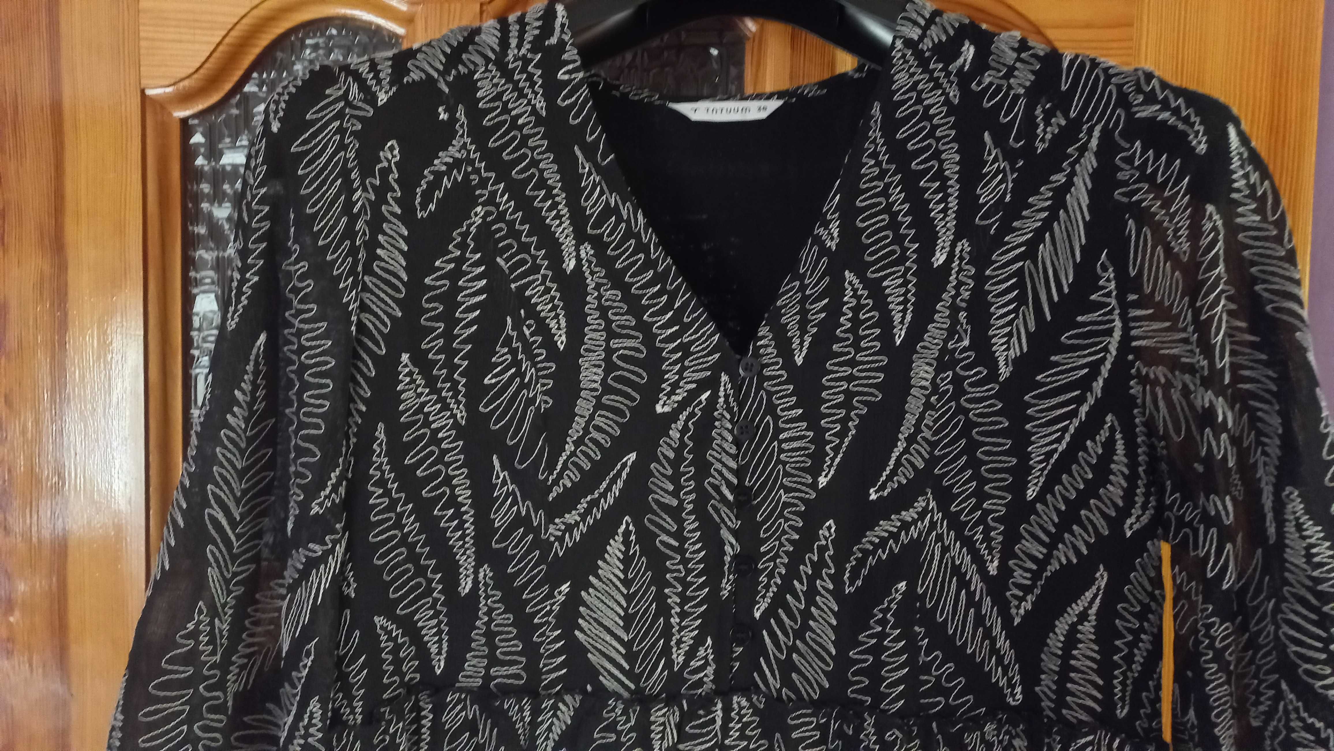 Sukienka boho, haftowana , marka Tatuum,  rozmiar 38
