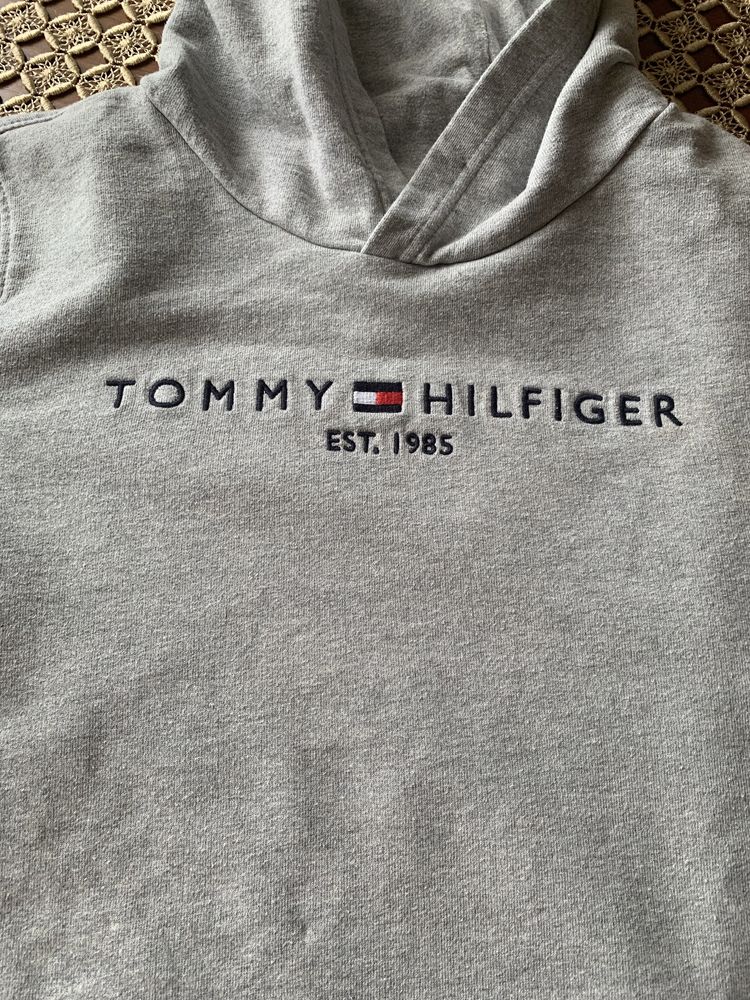 Bluza Tommy Hilfiger   roz. 164 szara