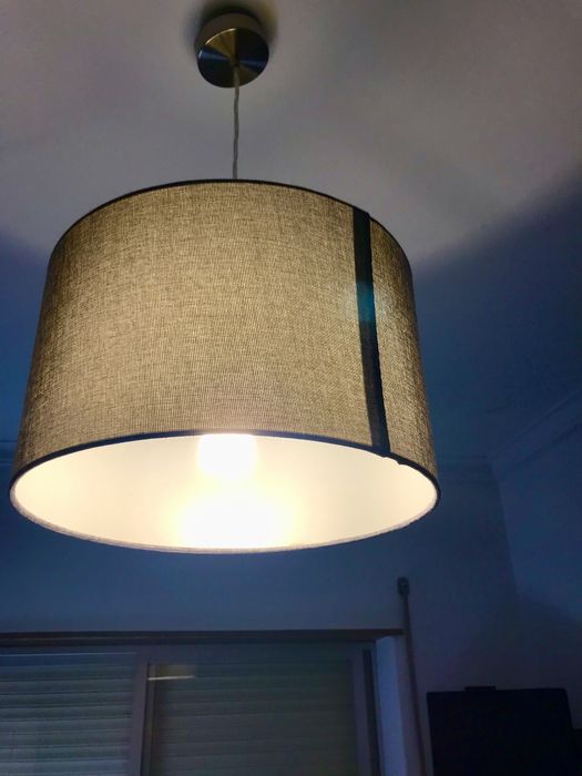 Candeeiro Abajur IKEA Cinzento [Novo]