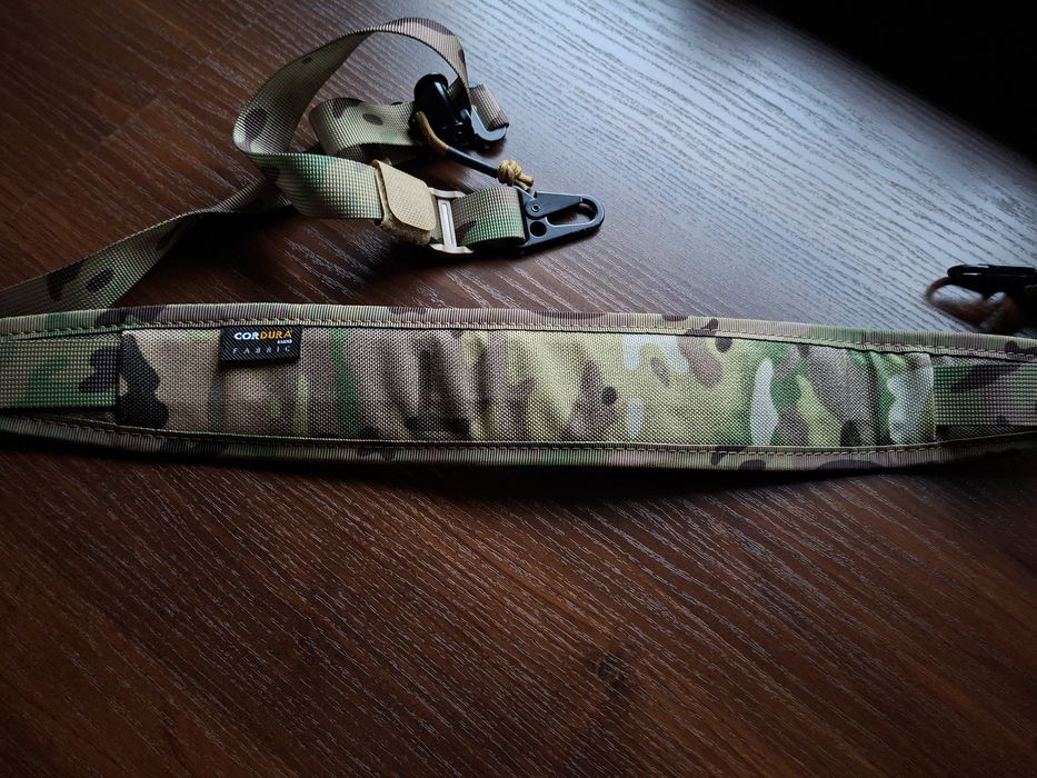 Pas nośny multicam 2/1 punktowy z regulacją Cordura