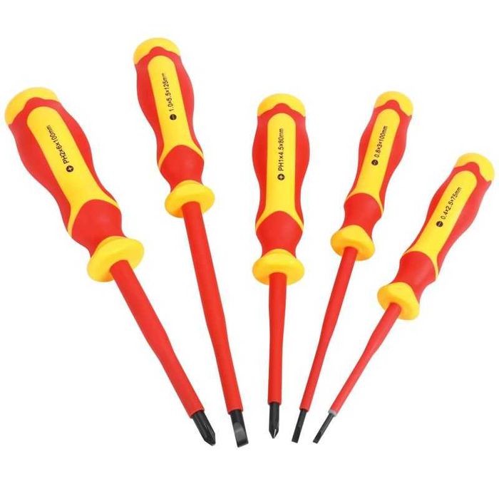 KRAFT&DELE Zestaw Narzędzi Izolowanych Wykrętaki Szczypce 11el KD5970