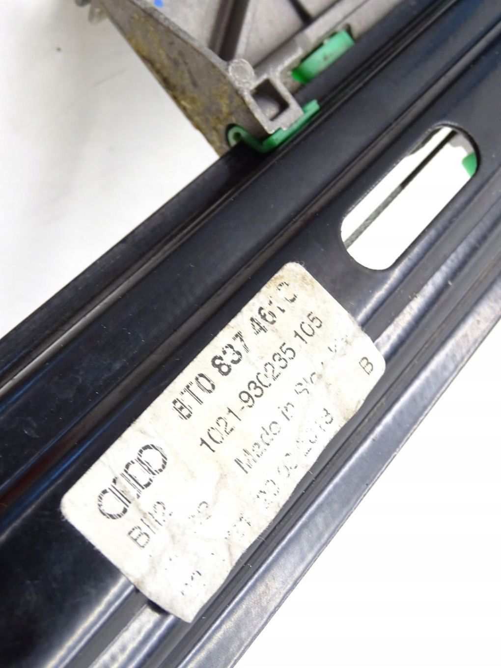 MECHANIZM PODNOŚNIK SZYBY LEWY PRZÓD PRZEDNI AUDI A5 8T LIFT 3D 8T0837461C