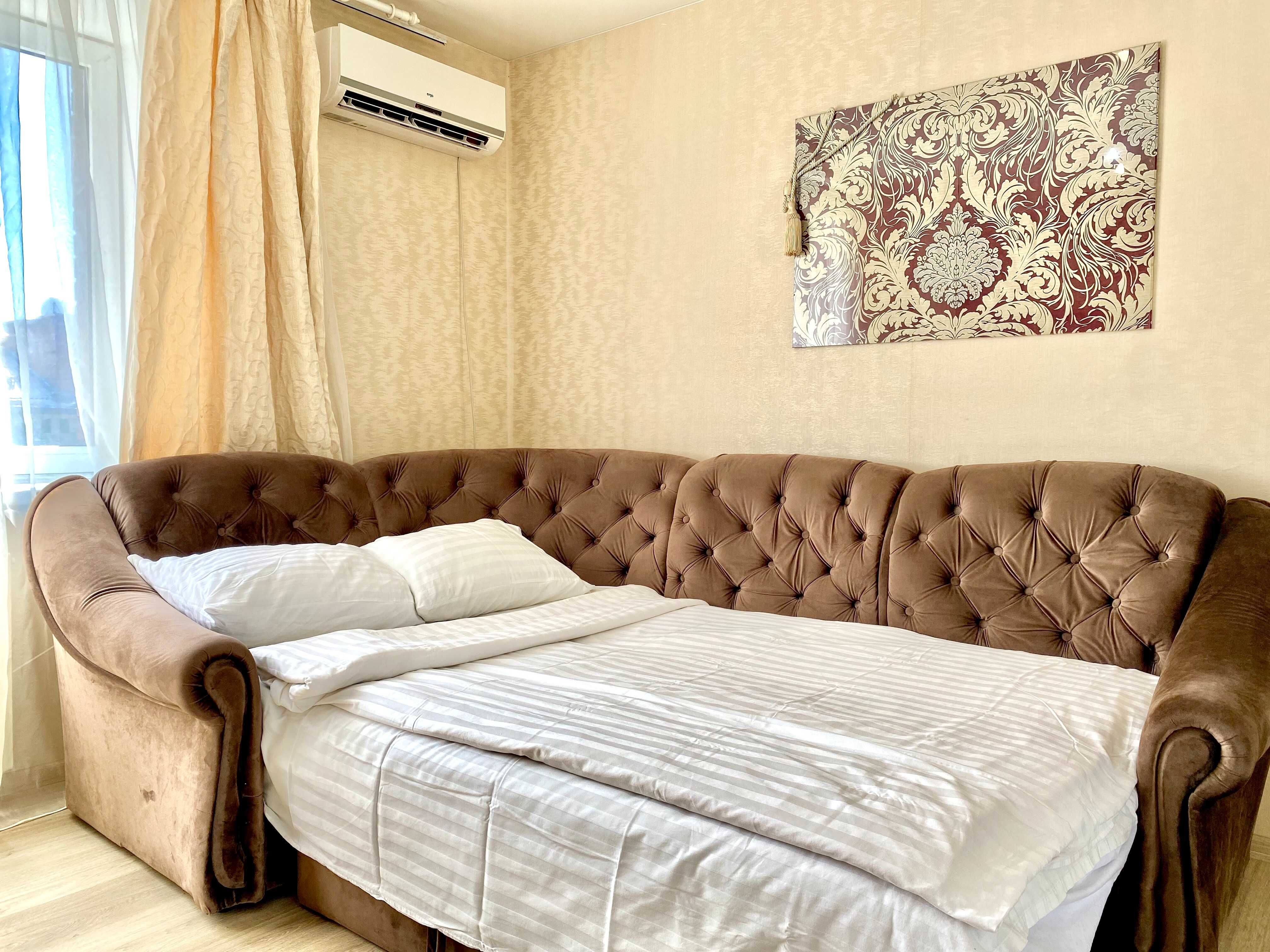 ApartPoltava Світла 1-кімн студія подобово ,ЦЕНТР.Документація звітна