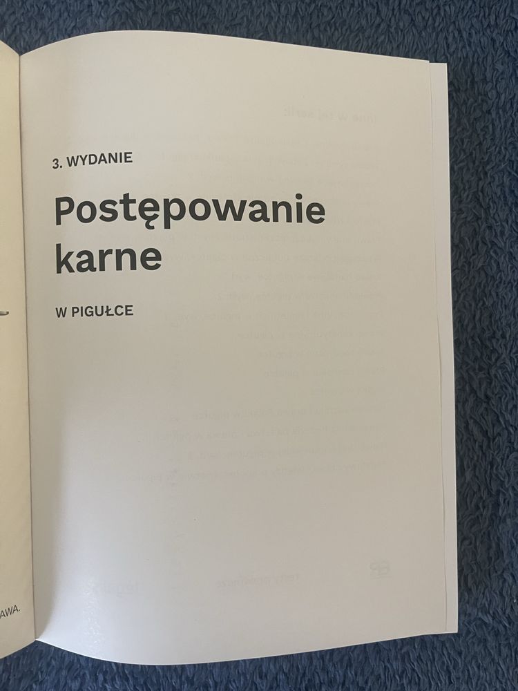 Postępowanie karne w pigułce