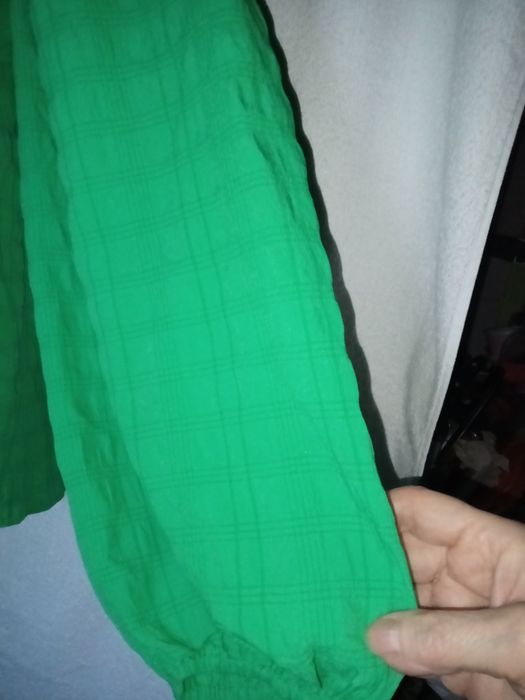 Вільна блуза сжатка з довгим рукавом 2-3 ХЛ