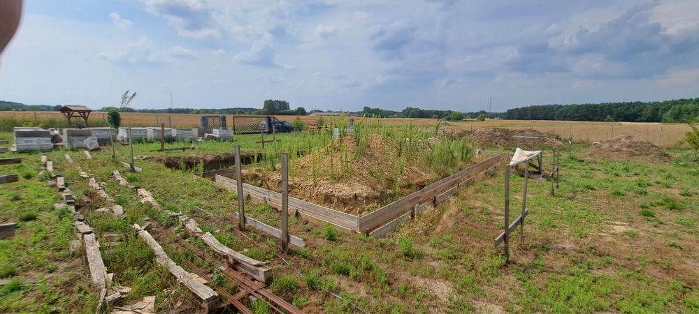 Działka budowlana z rozpoczętą budową !