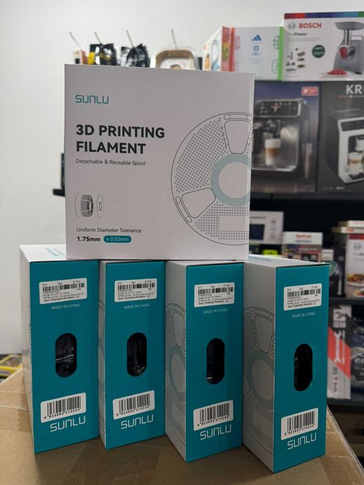 Філамент SUNLU PETG – Чорний, 1 кг