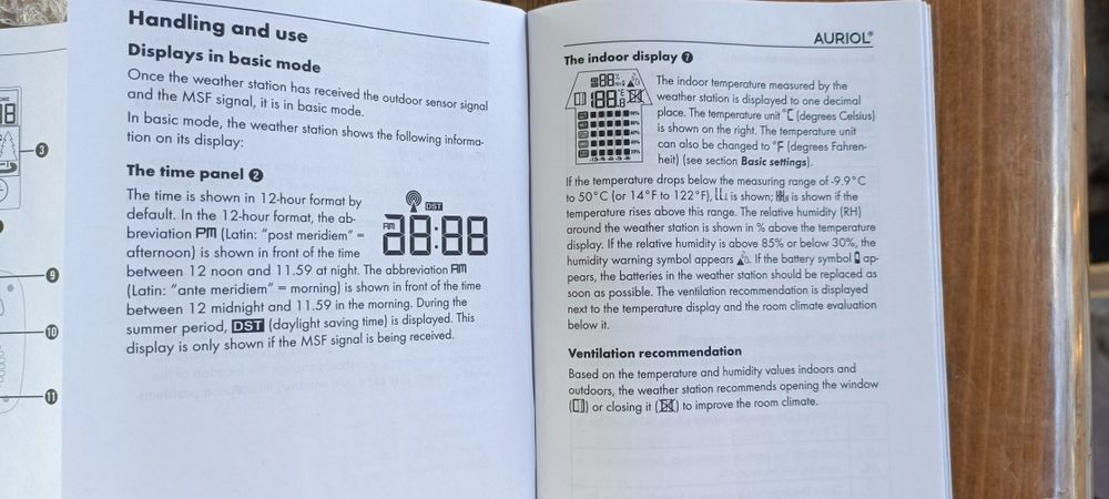 Радиоуправляемая метеостанция AHFL Германия