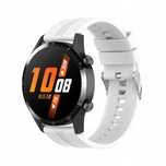 Pasek opaska Silikonowa AMAZFIT Stratos 2/2S 3 HUAWEI GT Biały
