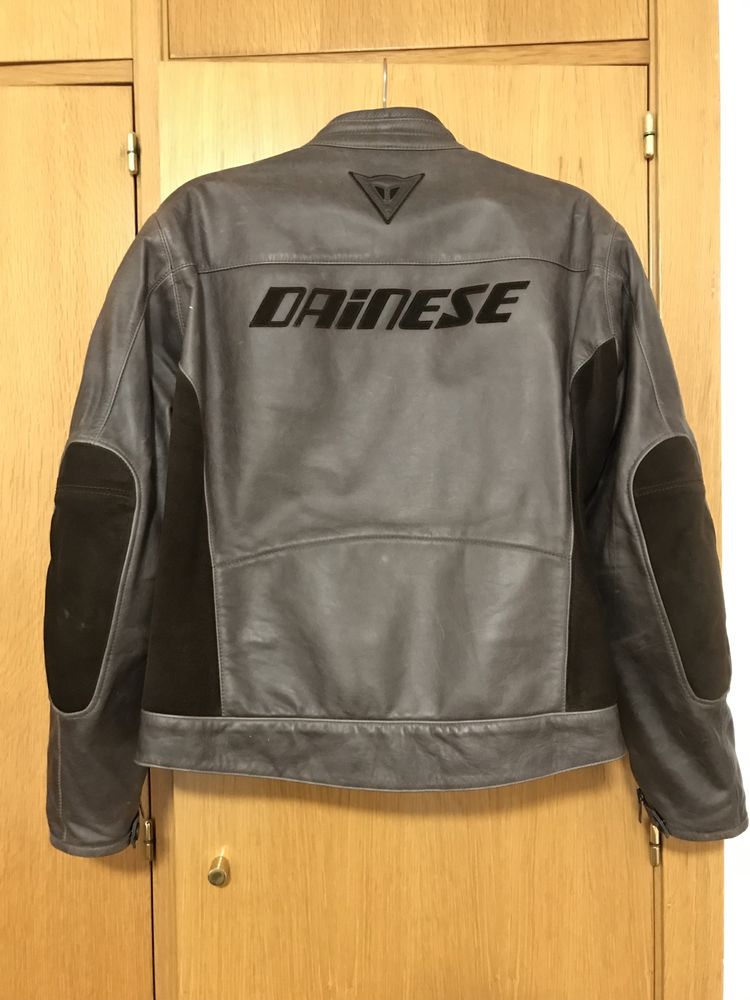 Casaco Motard Dainese em Pele Castanho (54=L) (NOVO)