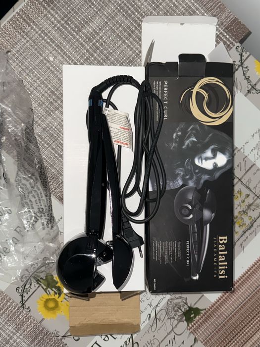 Modelador de Cabelo TECH DISCOUNT de Cerâmica Turmalina (Preto)