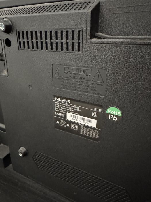 TV Silver Led 40 polegadas