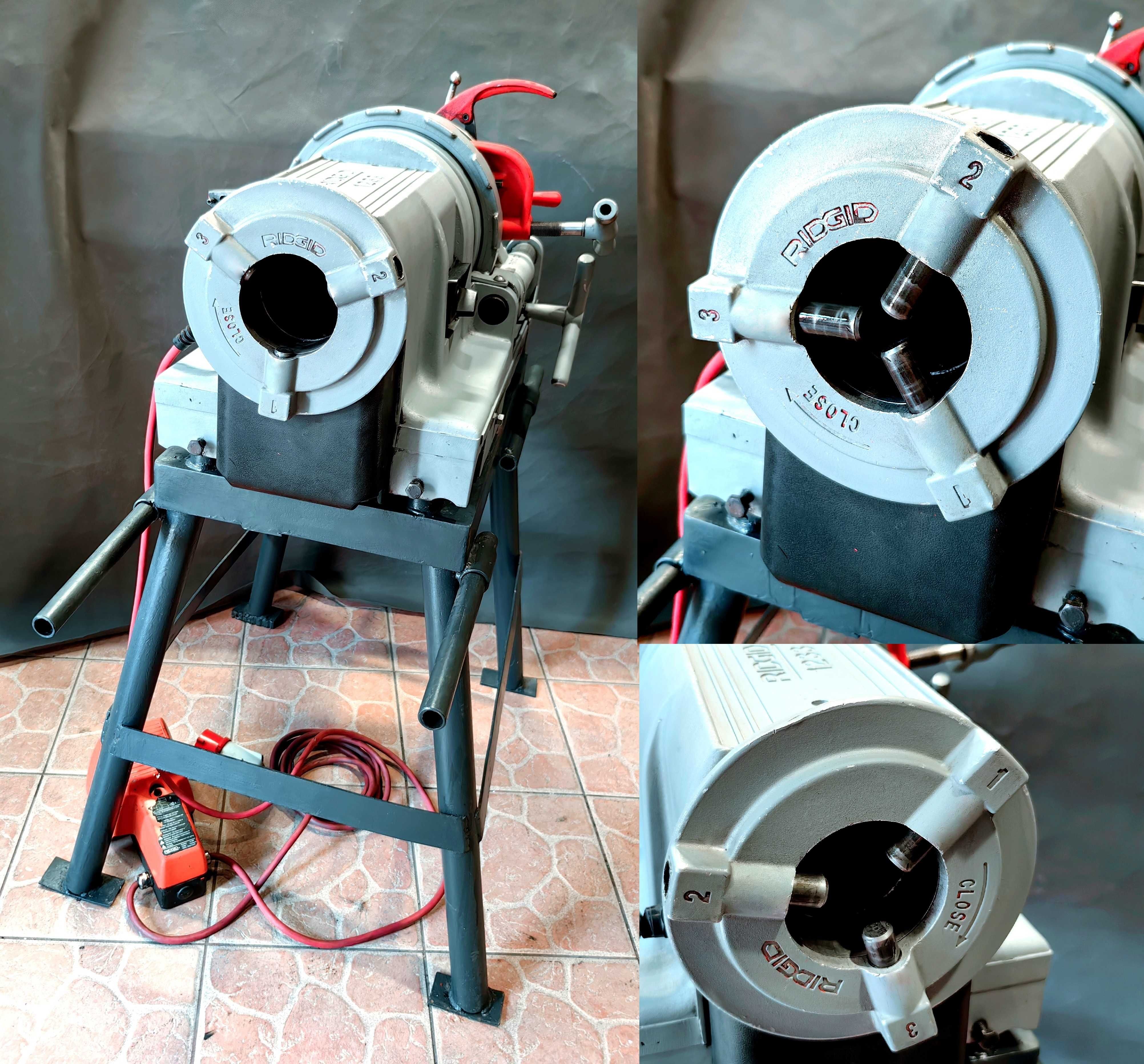 Gwintownica do Rur RIDGID 20215 1/8"-2" + Obcinarka + Stół ++ WARTO !!