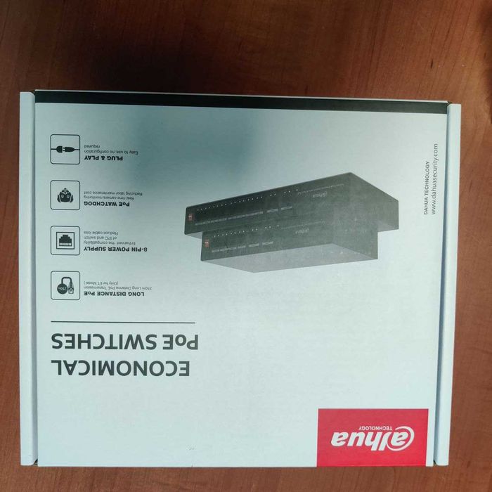 Комутатор Dahua DH-PFS3010-8ET-65