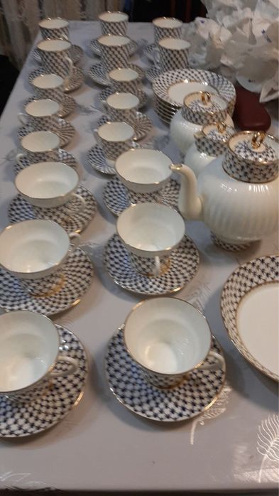 Сервіз ЛФЗ. Тюльпан, Кобальтова сітка