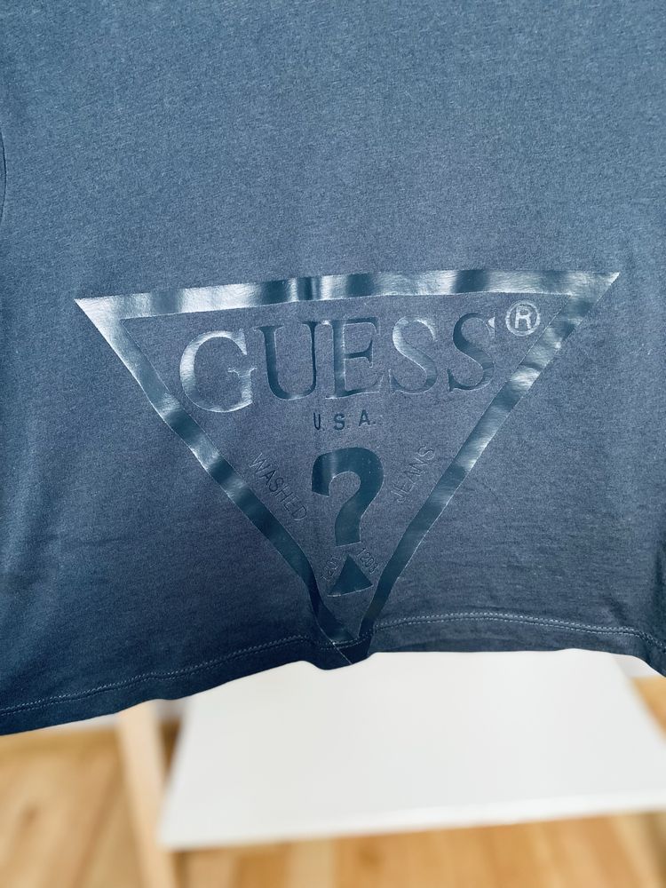 Koszulka guess czarna top tshirt bluzka