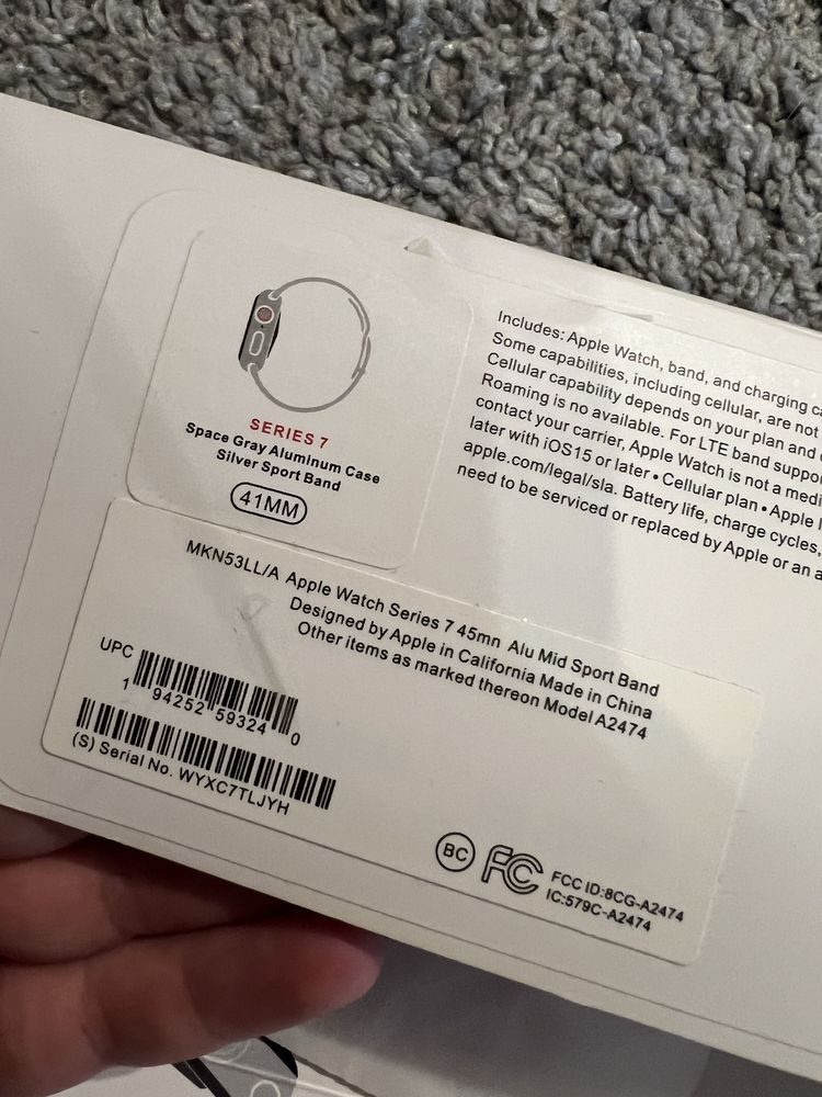 Смарт годинник apple watch 41 mm 1:1