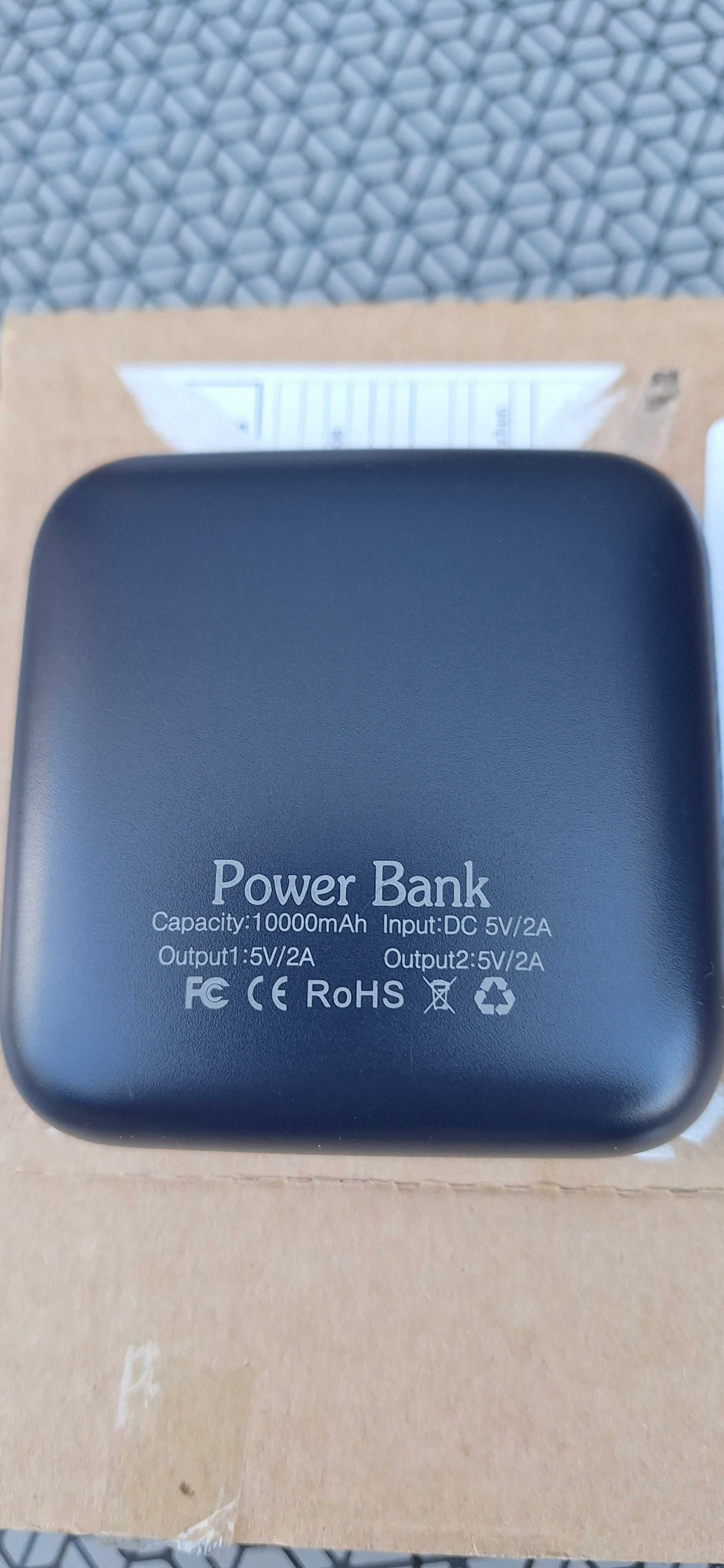 Mini POWER BANK 10000 mAh lekki kieszonkowy USB-C PD szybkie ładowanie