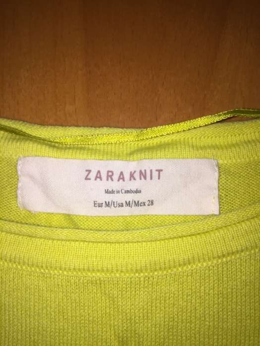 Camisola amarela da Zara