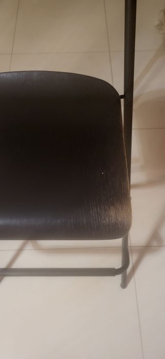 Krzesła składane kupione w Ikei