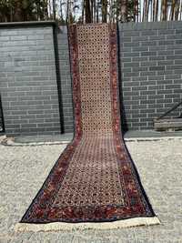 Kaszmirowy chodnik dywan perski r.tkany Iran Moud 415x77 galeria14 tyś