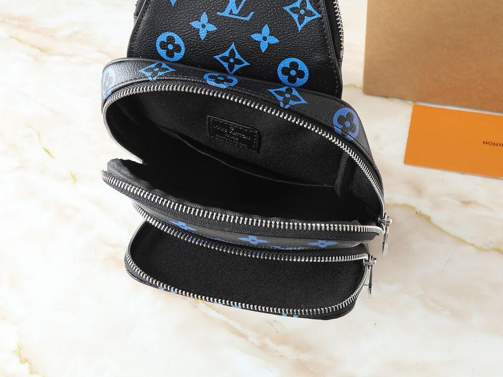 ЕКСКЛЮЗИВ! Бананка Louis Vuitton Avenue сумка мужская кожаная