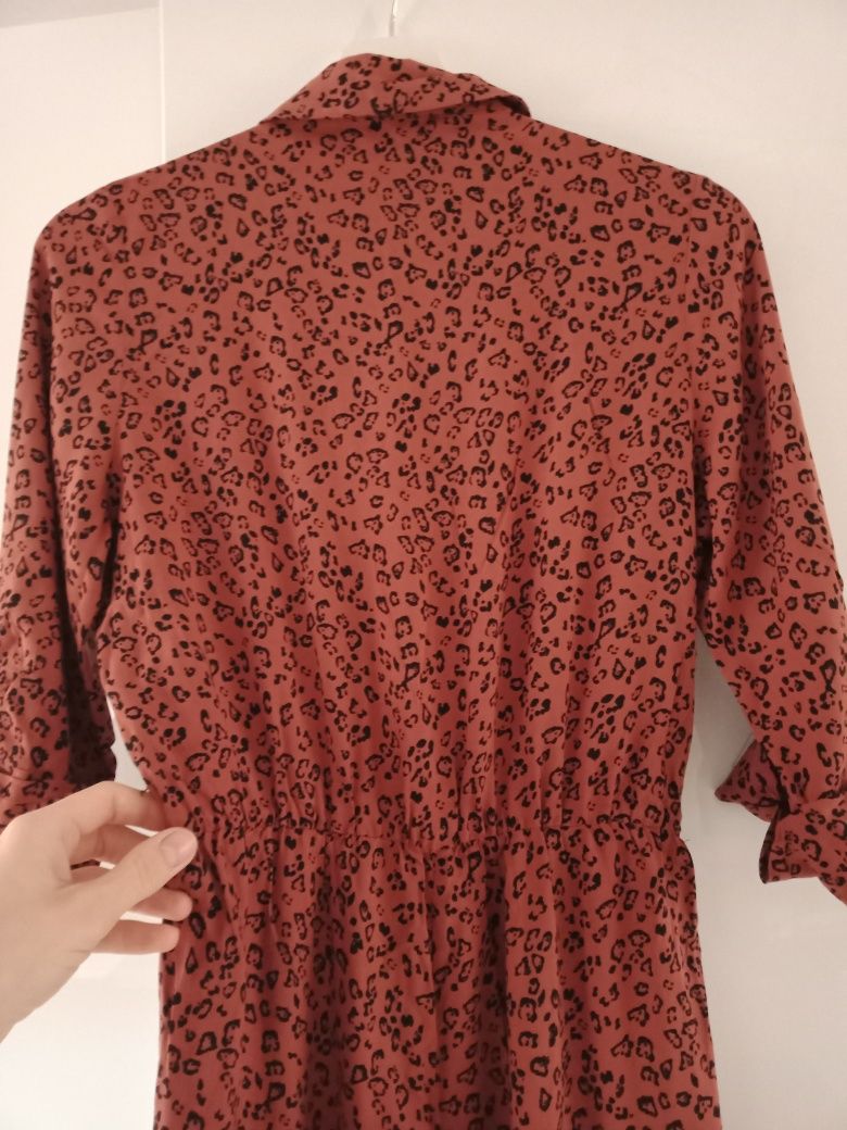 Kombinezon damski M Primark brąz panterka idealny jak nowy