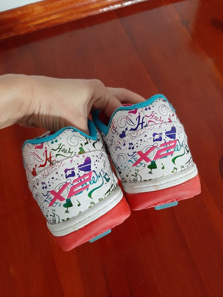 *Inpost 1zl*Buty rolki na kolkach Heelys, rozm 32, wkladka 19cm.