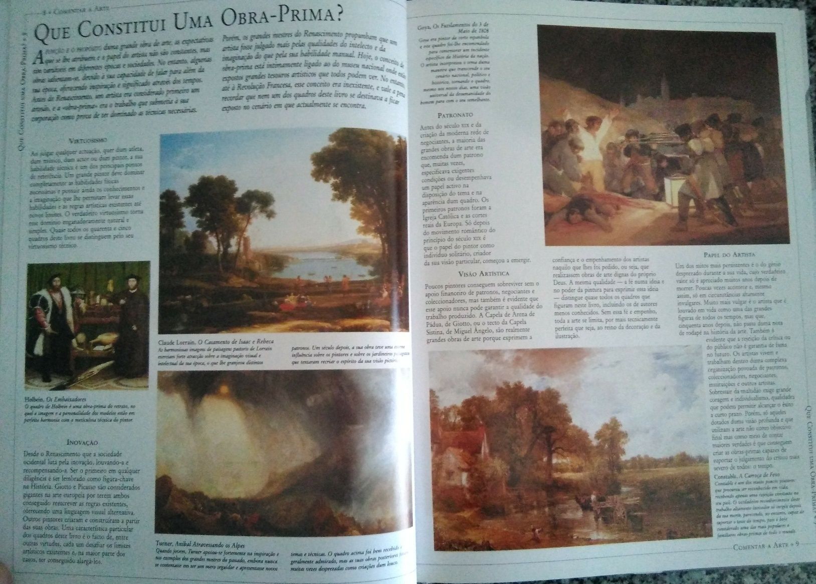 Livros comentar a Arte