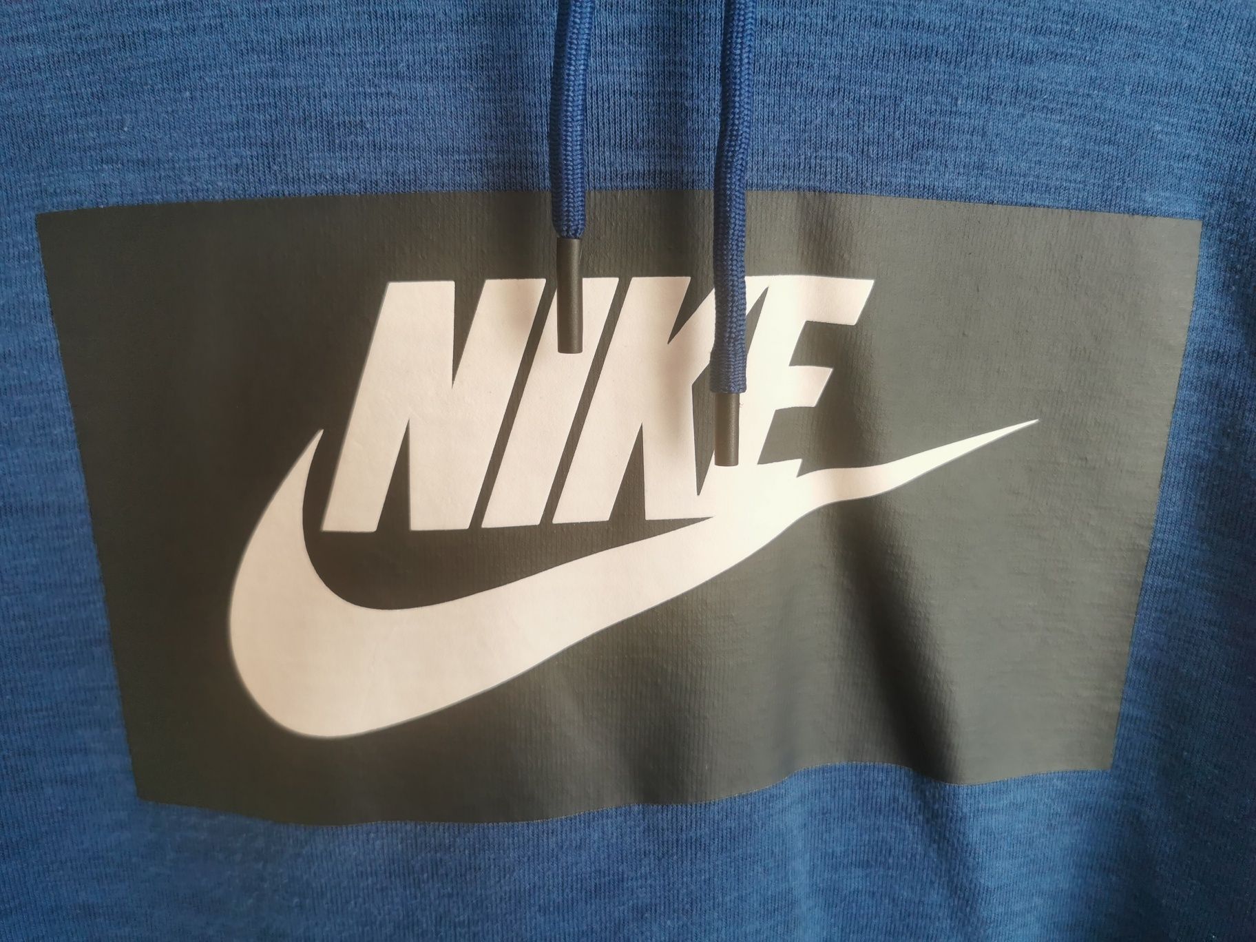 Niebieska męska bluza z kapturem Nike M