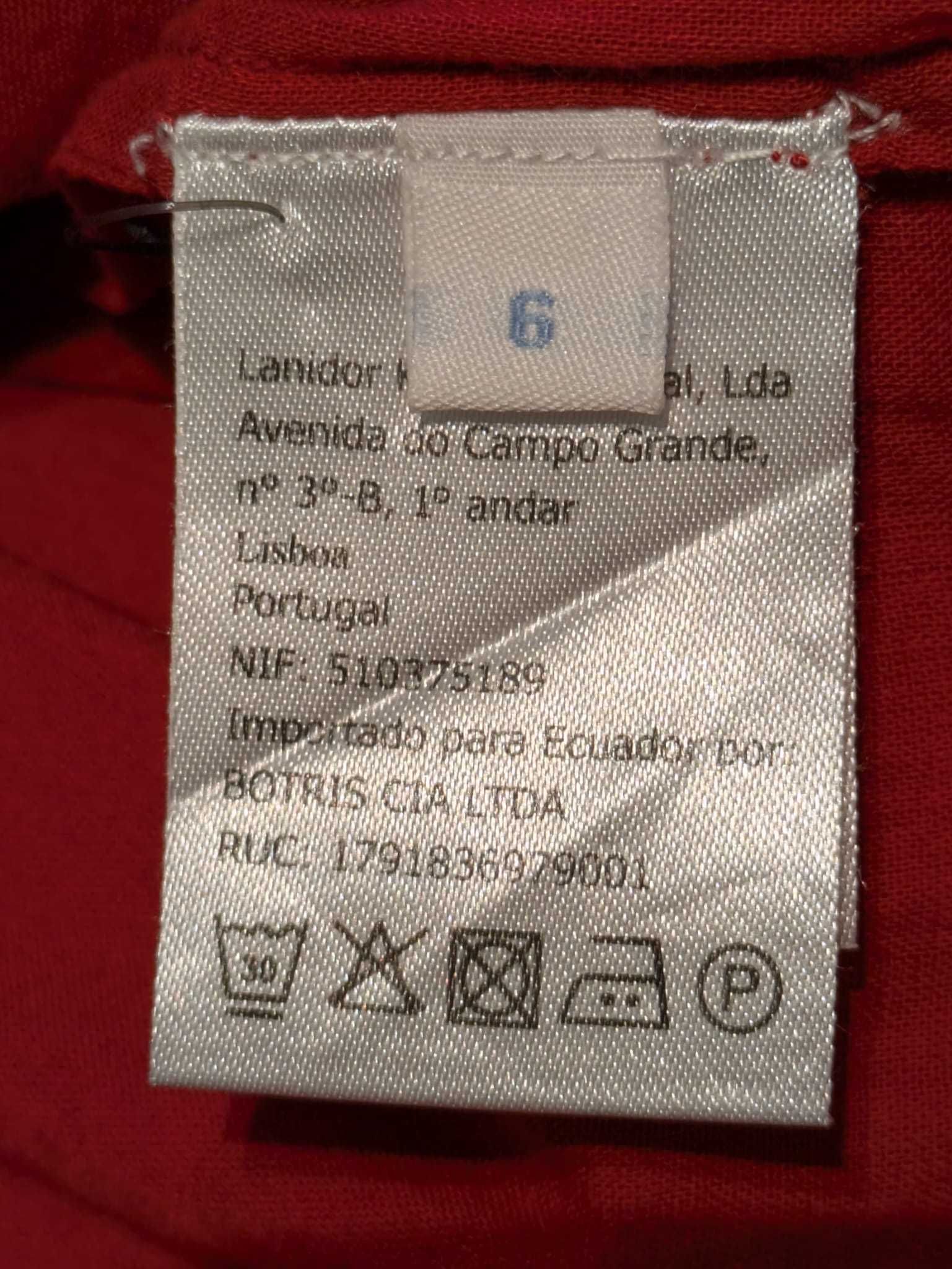 Vestido de Criança - Marca: Lanidor - 6 Anos - Como Novo
