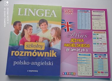 Atlas języka angielskiego oraz rozmówki+ gratis