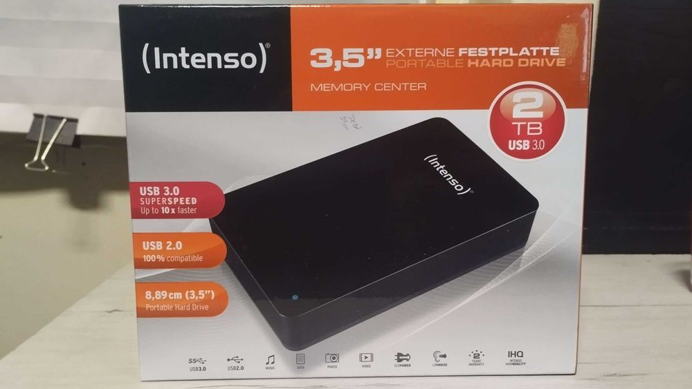 Disco Externo Intenso Memory Center 2TB USB 3.0 (3.5") – Novo