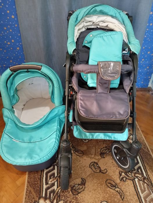 Дитяча коляска Saturn Victoria Gold Saturn 2в1 люлька і прогулочний