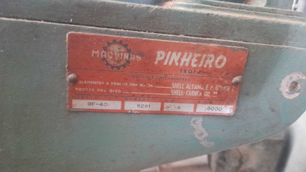 Maquina carpintaria corte/plaina