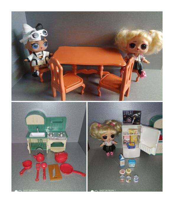 Меблі для ляльок ЛОЛ (15 видов) Мебель для кукол Лол, Барби, Poopsie