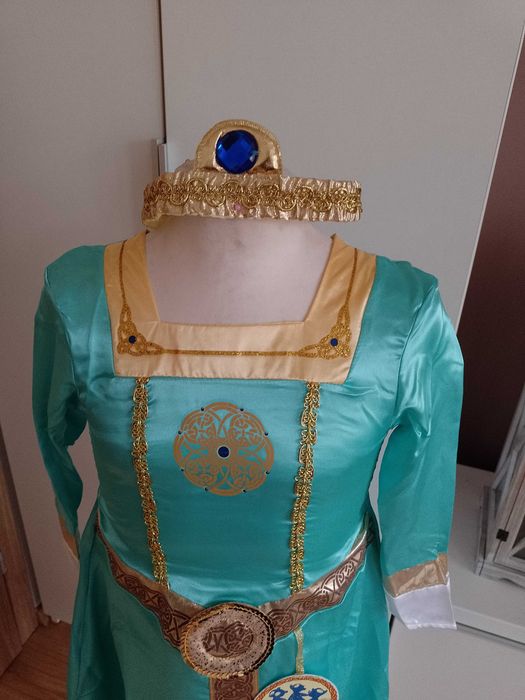 NOWY strój karnawałowy KSIĘŻNICZKA MERIDA WALECZNA kostium 110/116 (2)